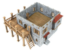 Load image into Gallery viewer, Port Tavern - Painted - The Lost Islands - 28mm Wargaming Terrain D&amp;D DnD