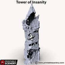 Load image into Gallery viewer, Tower of Insanity - Shadowfey Wilds 15mm 28mm 32mm Wargaming Terrain D&amp;D, DnD