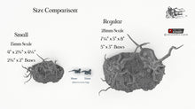 Load image into Gallery viewer, Gloomy Gully - 15mm 28mm Printable Scenery Shadowfey Wargaming Terrain Scatter D&amp;D DnD
