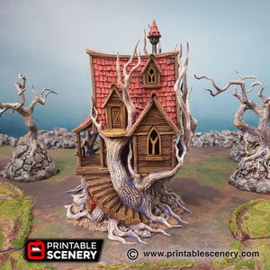 Feywild Bower - Shadowfey Wilds 28mm 32mm Wargaming Terrain D&D DnD