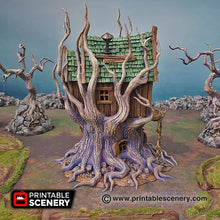 Load image into Gallery viewer, Feywild Cottage - Shadowfey Wilds 28mm 32mm Wargaming Terrain D&amp;D, DnD