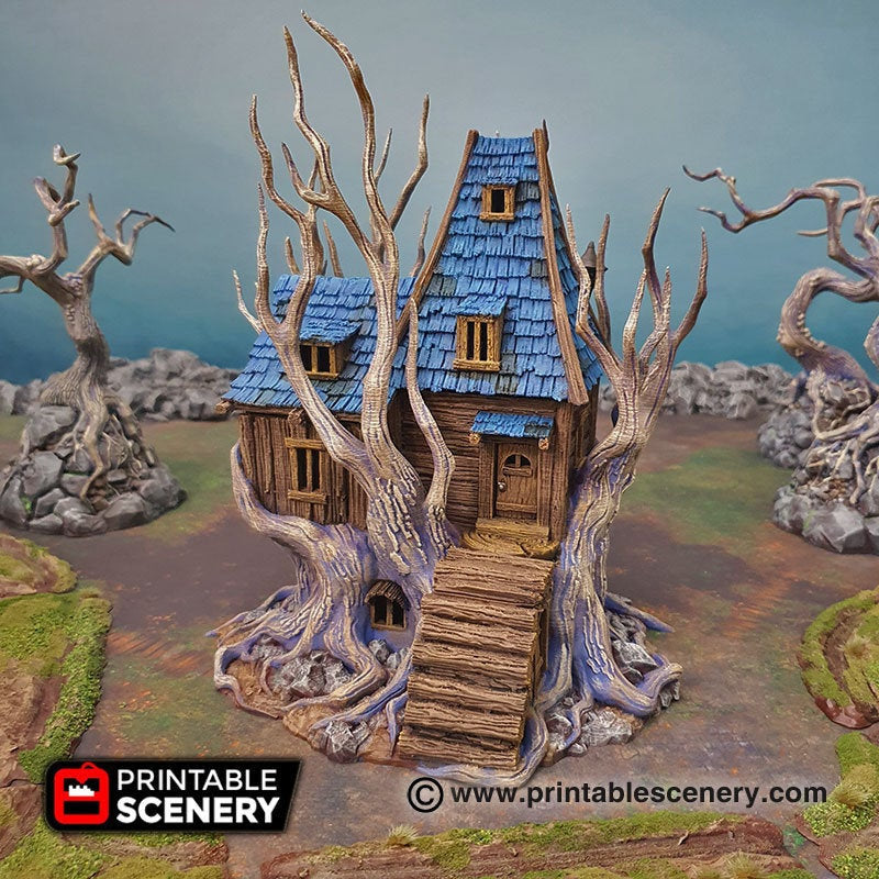Feywild Cabin - Shadowfey Wilds 28mm 32mm Wargaming Terrain D&D DnD