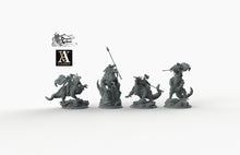 Load image into Gallery viewer, Drokzok Riders - Archvillain Games 28mm 32mm 40mm 75mm Wargaming Terrain D&amp;D, DnD
