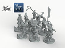 Load image into Gallery viewer, Obsidian Orc Warband - Suttungr Miniatures Monster D&amp;D DnD