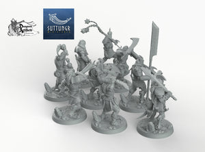 Obsidian Orc Warband - Suttungr Miniatures Monster D&D DnD