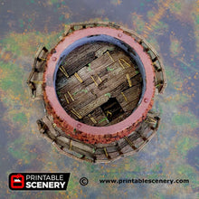 Load image into Gallery viewer, Haunted Windmill - Shadowfey Wilds 15mm 20mm 28mm 32mm 37mm Wargaming Terrain D&amp;D DnD