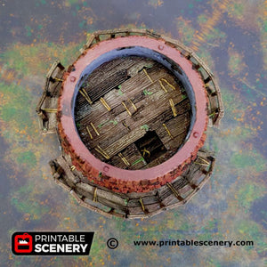 Haunted Windmill - Shadowfey Wilds 15mm 20mm 28mm 32mm 37mm Wargaming Terrain D&D DnD