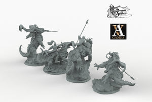 Drokzok Riders - Archvillain Games 28mm 32mm 40mm 75mm Wargaming Terrain D&D, DnD