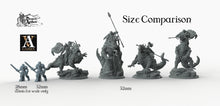 Load image into Gallery viewer, Drokzok Riders - Archvillain Games 28mm 32mm 40mm 75mm Wargaming Terrain D&amp;D, DnD