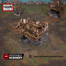 Load image into Gallery viewer, Murder Row - Shadowfey Ruins 15mm 20mm 28mm 32mm 37mm Wargaming Terrain D&amp;D DnD