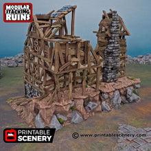 Load image into Gallery viewer, Mayor&#39;s Townhouse - Shadowfey Ruins 15mm 20mm 28mm 32mm 37mm Wargaming Terrain D&amp;D