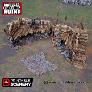 Mayor's Townhouse - Shadowfey Ruins 15mm 20mm 28mm 32mm 37mm Wargaming Terrain D&D