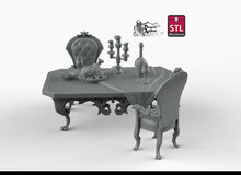 Load image into Gallery viewer, A Noble&#39;s Dinner - STL Miniatures Wargaming D&amp;D DnD