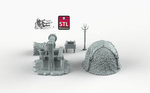 Farming Equipment - STL Miniatures Wargaming D&D DnD