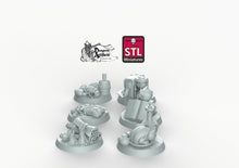 Load image into Gallery viewer, Objective Markers - STL Miniatures Wargaming D&amp;D DnD