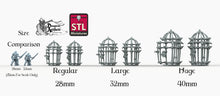 Load image into Gallery viewer, Round Jail Cages - STL Miniatures Wargaming D&amp;D DnD