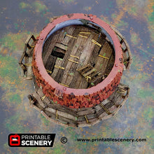 Load image into Gallery viewer, Haunted Windmill - Shadowfey Wilds 15mm 20mm 28mm 32mm 37mm Wargaming Terrain D&amp;D DnD