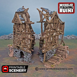 Mayor's Townhouse - Shadowfey Ruins 15mm 20mm 28mm 32mm 37mm Wargaming Terrain D&D