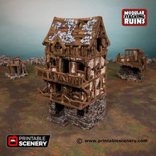 Load image into Gallery viewer, Murder Row - Shadowfey Ruins 15mm 20mm 28mm 32mm 37mm Wargaming Terrain D&amp;D DnD