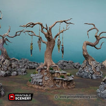 Load image into Gallery viewer, Hangman&#39;s Tree - Shadowfey Wilds 20mm 28mm 32mm 37mm Wargaming Terrain D&amp;D DnD