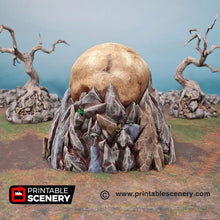 Load image into Gallery viewer, Titan Skull Cave - Shadowfey Wilds 15mm 20mm 28mm 32mm 37mm Wargaming Terrain D&amp;D DnD