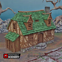 Load image into Gallery viewer, Perfectly Normal House - Shadowfey Ruins 15mm 20mm 28mm 32mm 37mm Wargaming Terrain D&amp;D DnD