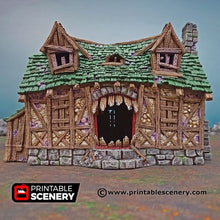 Load image into Gallery viewer, Mimic House - Shadowfey Ruins 15mm 20mm 28mm 32mm 37mm Wargaming Terrain D&amp;D DnD