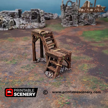 Load image into Gallery viewer, Gallows Square - Gallow Shadowfey Ruins 15mm 20mm 28mm 32mm 37mm Wargaming Terrain D&amp;D DnD