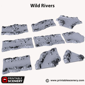 Wild Rivers - Shadowfey Wilds 15mm 20mm 28mm 32mm 37mm Wargaming Terrain D&D DnD