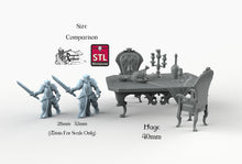 Load image into Gallery viewer, A Noble&#39;s Dinner - STL Miniatures Wargaming D&amp;D DnD