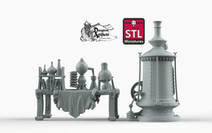 Alchemist Lab - STL Miniatures Wargaming D&D DnD