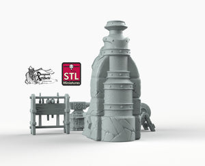 Blacksmith's Forge and Tools - STL Miniatures Wargaming D&D DnD