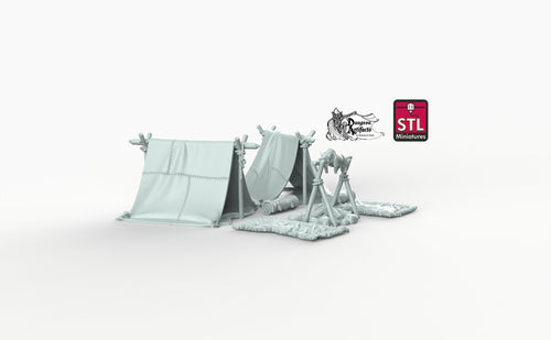 Camp - STL Miniatures Wargaming D&D DnD