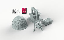 Load image into Gallery viewer, Farming Equipment - STL Miniatures Wargaming D&amp;D DnD