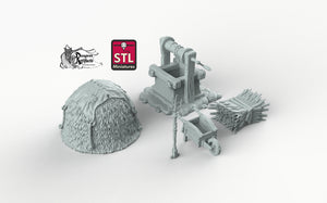 Farming Equipment - STL Miniatures Wargaming D&D DnD