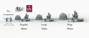 Farming Equipment - STL Miniatures Wargaming D&D DnD