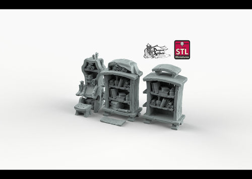 Library - STL Miniatures Wargaming D&D DnD