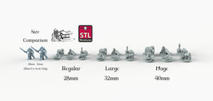 Objective Markers - STL Miniatures Wargaming D&D DnD