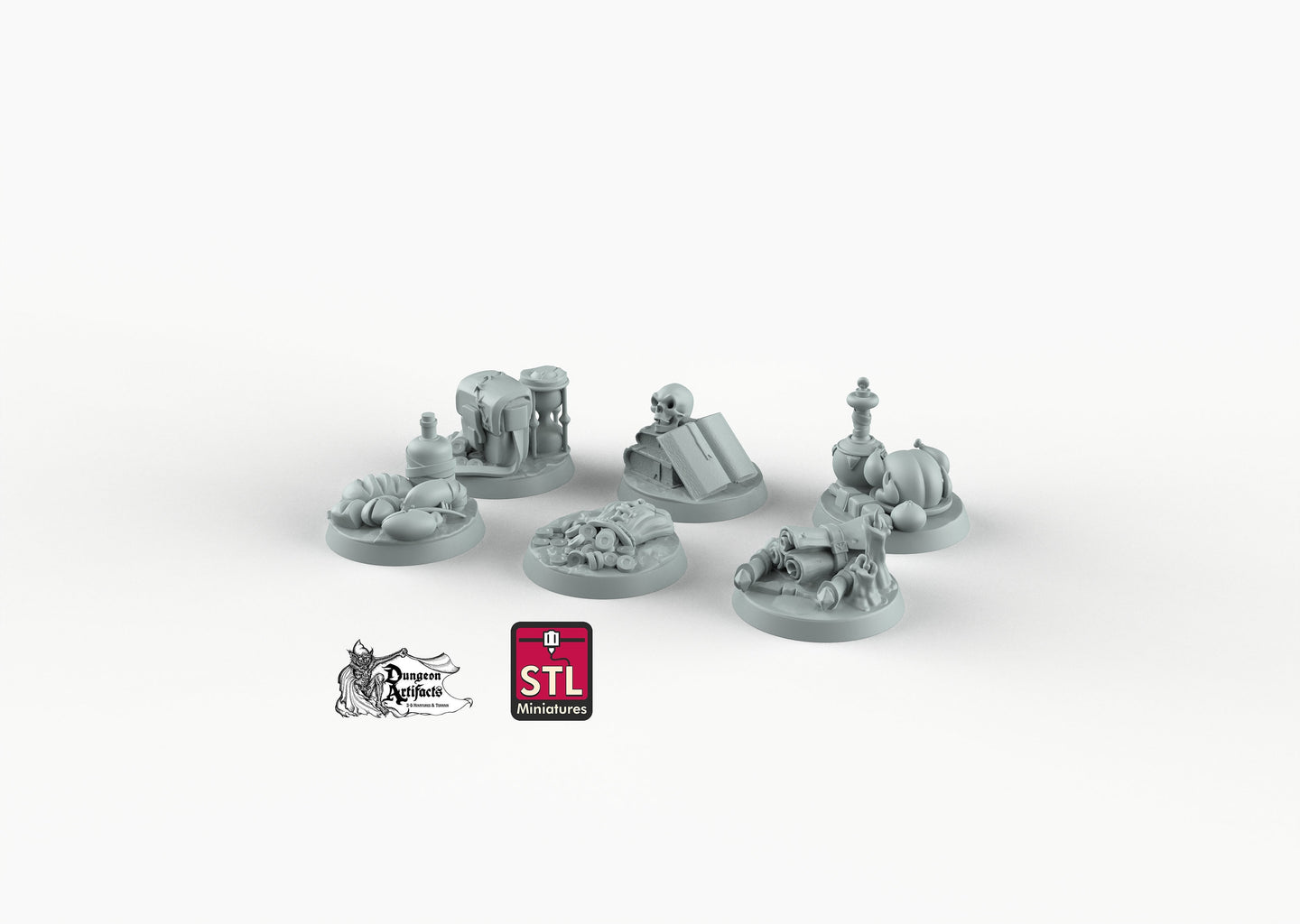 Objective Markers - STL Miniatures Wargaming D&D DnD