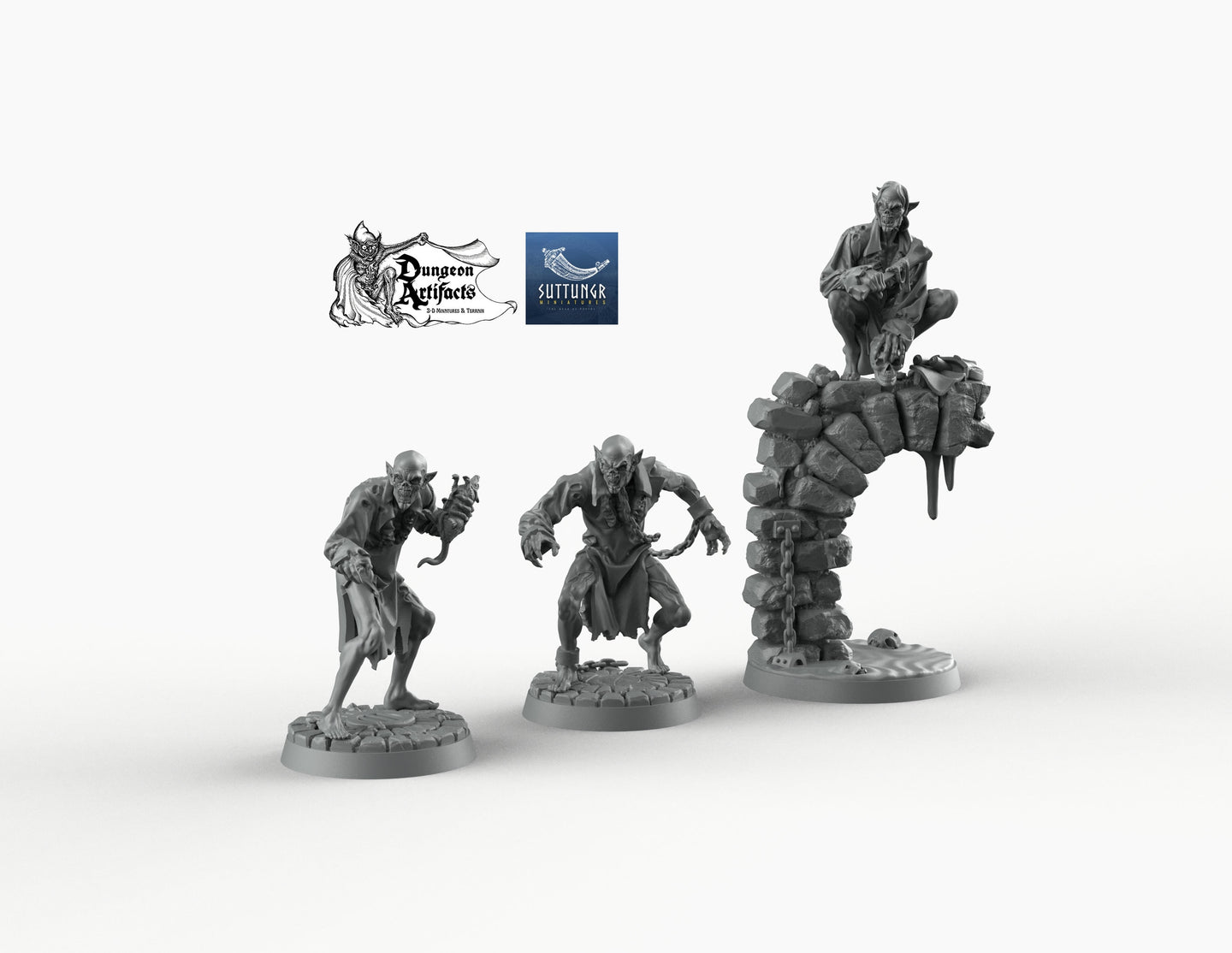 Vampire Strigoi Lessers - Suttungr Miniatures Monster D&D DnD