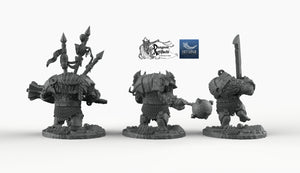 Troll Juggernaught Set - Suttungr Miniatures Monster D&D DnD