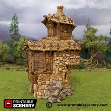Load image into Gallery viewer, Hagglethorn Barracks - Hagglethorn Hollow Printable Scenery 15mm 20mm 28mm 32mm 37mm Wargaming Terrain D&amp;D DnD