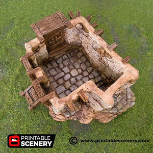 Hagglethorn Cottage - Hagglethorn Hollow Printable Scenery 15mm 20mm 28mm 32mm 37mm Wargaming Terrain D&D DnD