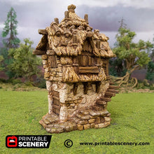 Load image into Gallery viewer, Hagglethorn Homestead - Hagglethorn Hollow Printable Scenery 15mm 20mm 28mm 32mm 37mm Wargaming Terrain D&amp;D DnD