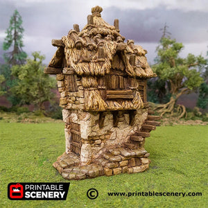Hagglethorn Homestead - Hagglethorn Hollow Printable Scenery 15mm 20mm 28mm 32mm 37mm Wargaming Terrain D&D DnD