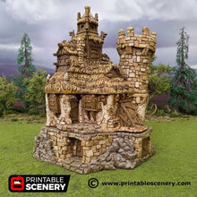 Load image into Gallery viewer, The Chieftain&#39;s Hall - Cheftains Hall Hagglethorn Hollow Printable Scenery 15mm 20mm 28mm 32mm 37mm Terrain D&amp;D DnD