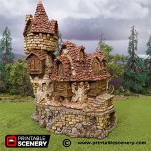 Load image into Gallery viewer, The Guildhall - Hagglethorn Hollow Printable Scenery 15mm 20mm 28mm 32mm 37mm Terrain D&amp;D DnD