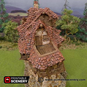 Hagglethorn Tavern - Hagglethorn Hollow Printable Scenery 15mm 20mm 28mm 32mm 37mm Terrain D&D