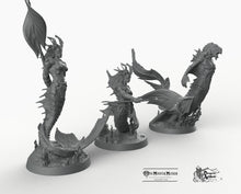 Load image into Gallery viewer, Abyssal Serpents - Merrow - Mini Monster Mayhem Wargaming Miniatures Games D&amp;D DnD