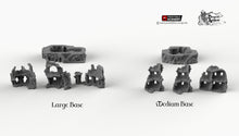 Load image into Gallery viewer, Sunken Ruins - Hagglethorn Hollow Printable Scenery Ancient Ruins 15mm 20mm 28mm 32mm 37mm Terrain D&amp;D DnD